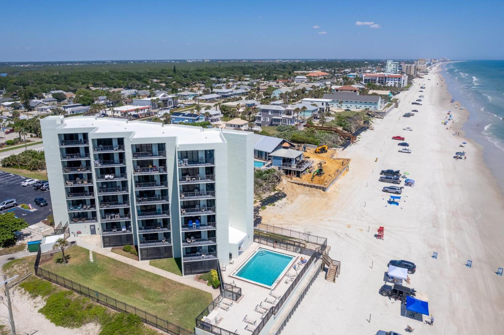 Ocean View With A Beachfront Pool At Ocean Trillium Condo ~ 702 Ню Смирна Бийч Екстериор снимка